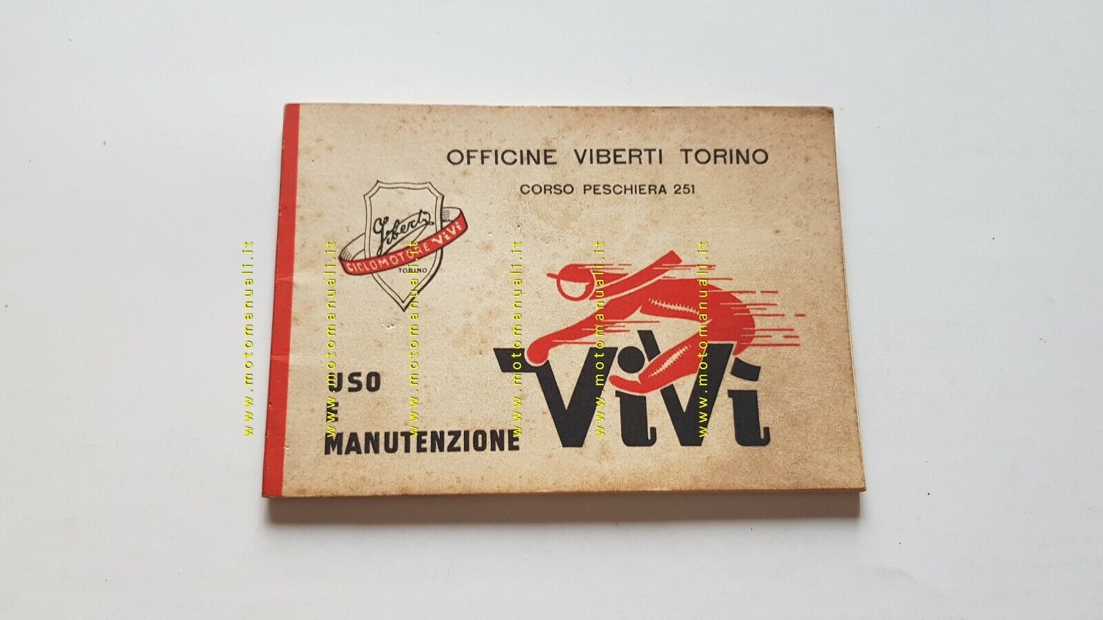Viberti Vivì 50 Sport Turismo 1957 manuale uso manutenzione libretto …