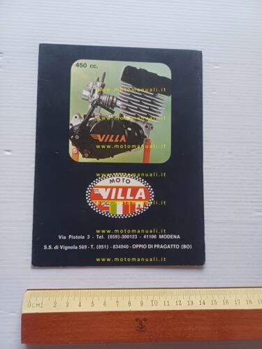 Villa produzione modelli 50 - 125 1972 depliant originale italiano