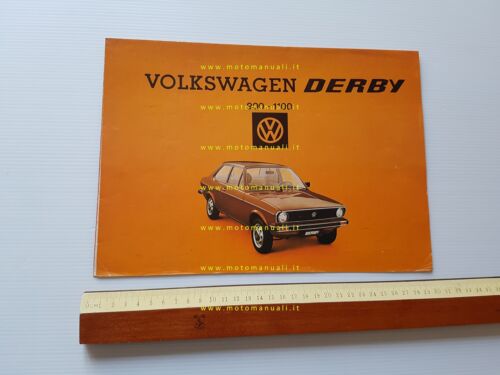 Volkswagen Derby 900 - 1100 1977 depliant originale italiano