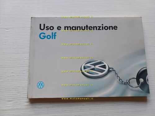 Volkswagen Golf modelli 1994 manuale uso manutenzione italiano originale