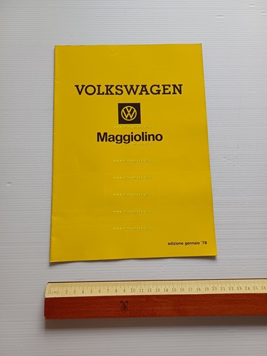 Volkswagen Maggiolino modelli 1978 depliant italiano originale