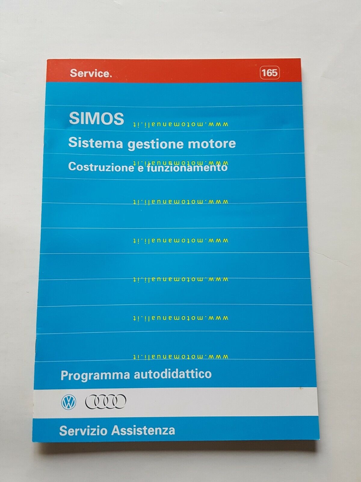 Volkswagen manuale officina descrizione sistema SIMOS gestione motore ed.1994