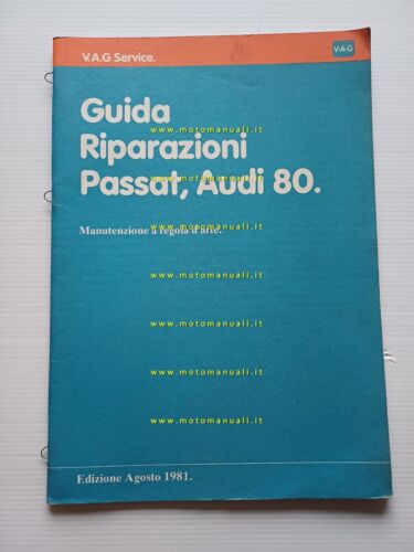 Volkswagen Passat - Audi 80 1981 manuale manutezione officina originale