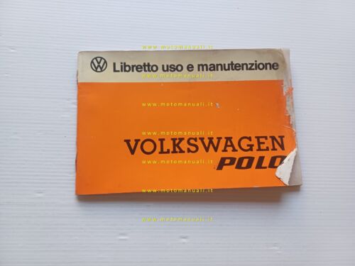 Volkswagen Polo tutti modelli 1975 manuale uso manutenzione italiano originale