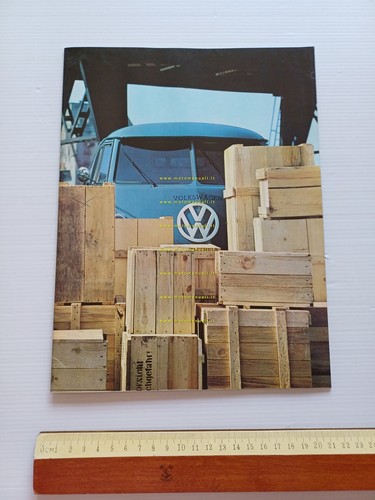 Volkswagen produzione furgoni 1965 depliant italiano originale