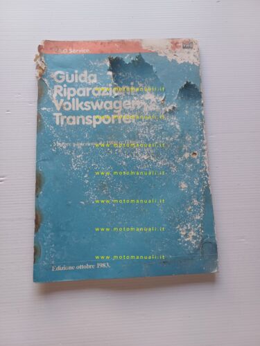 Volkswagen Transporter mod. 1983 manuale officina motore 1900 digijet originale