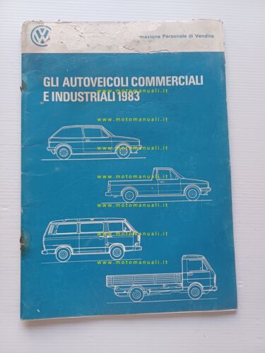 Volkswagen Veicoli Commerciali 1983 manuale presentazione per la rete vendita