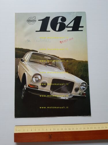 Volvo 164 1969 depliant originale tedesco