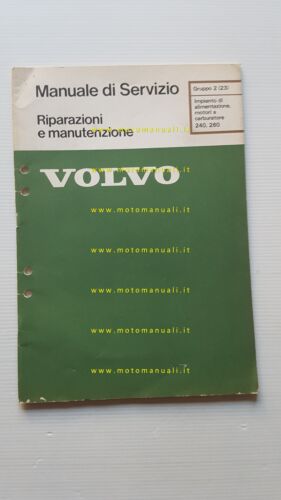 Volvo 240-260 1977 manuale officina carburatori SU - Zenith Italiano …