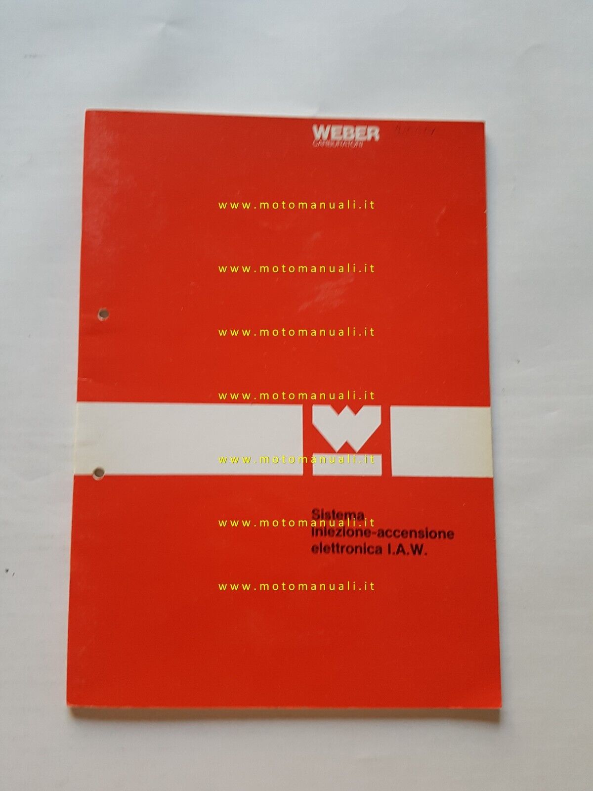 Weber Iniezione Elettronica I.A.W. 1983 manuale officina originale shop manual