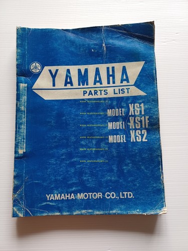 Yamaha 650 XS1 - XS1F - XS2 1971 catalogo ricambi …