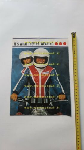 Yamaha Abbigliamento accessori anni 70 depliant inglese originale moto