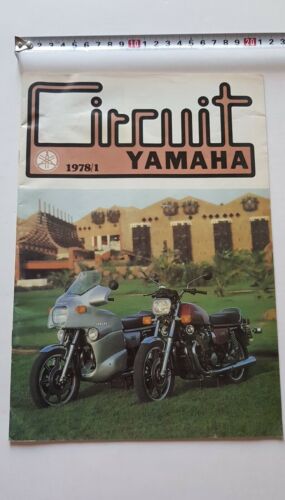 Yamaha Circuit 1978 rivista aziendale italiano originale no depliant brochure