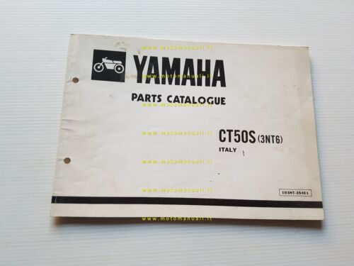 Yamaha CT 50 S 3NT6 1990 catalogo ricambi originale spare …