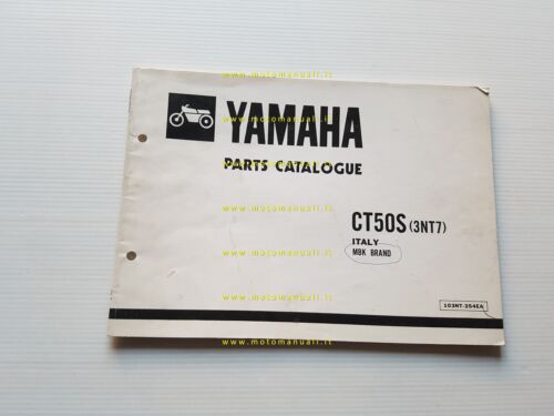 Yamaha CT 50 S 3NT7 1990 catalogo ricambi originale spare …