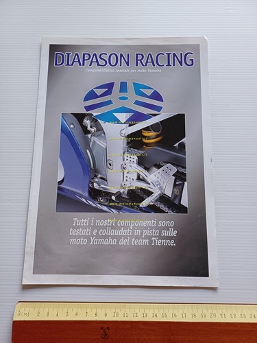Yamaha Diapason Racing accessori speciali R1 R6 R7 depliant ITALIANO …