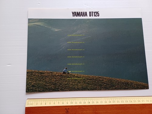 Yamaha DT 125 1981 depliant GIAPPONESE originale