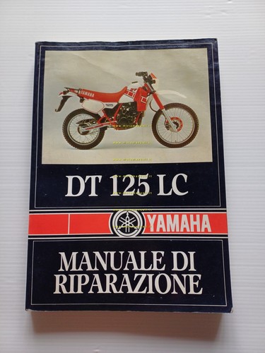 Yamaha DT 125 LC 1986 manuale officina ITALIANO originale