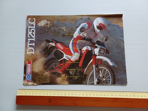 Yamaha DT 125 LC Tenerè 1984 depliant Tedesco originale