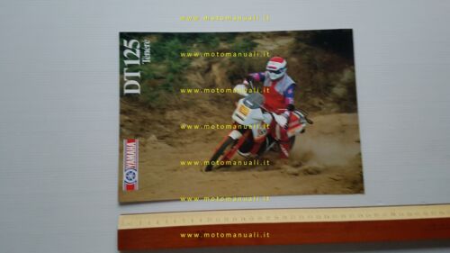 Yamaha DT 125 Tener 1987 depliant originale ITALIANO