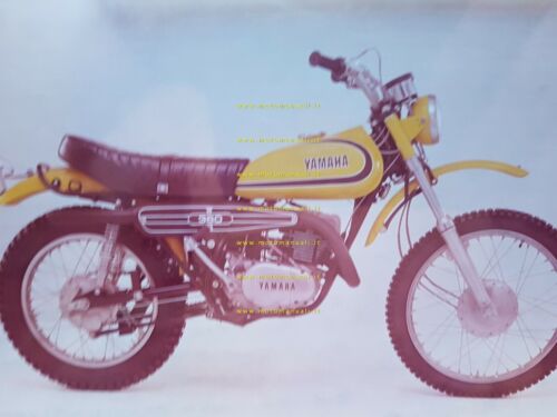 Yamaha DT 360 1973 positivo a colori 18x12 originale foto …