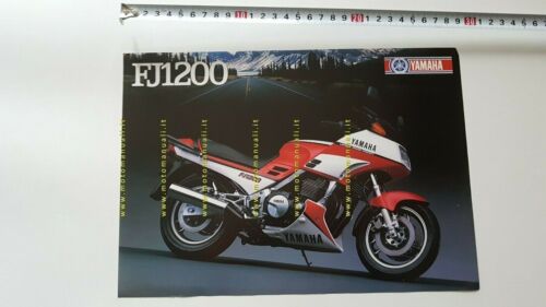 Yamaha FJ 1200 1986 depliant moto originale ITALIANO motorcycle brochure