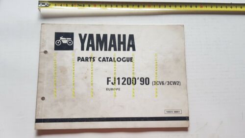 Yamaha FJ 1200 1990 catalogo ricambi originale spare parts catalogue