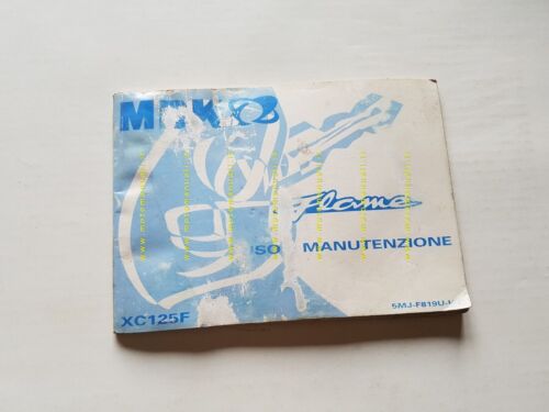 Yamaha Flame XC 125 F 2000 manuale uso manutenzione originale …