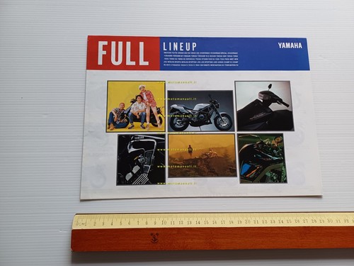 Yamaha Full Line up produzione moto 1990-91 depliant GIAPPONESE originale