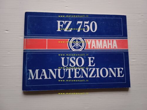 Yamaha FZ 750 1985 manuale uso manutenzione libretto ITALIANO originale