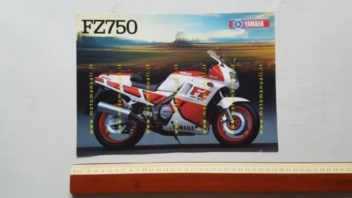 Yamaha FZ 750 1987 depliant originale moto ITALIANO brochure