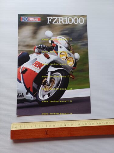 Yamaha FZR 1000 1987 depliant moto originale italiano motorcycle brochure
