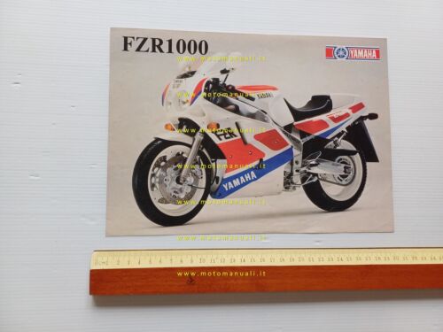 Yamaha FZR 1000 1989 depliant italiano originale