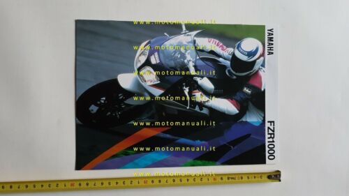 Yamaha FZR 1000 1994 depliant ITALIANO originale moto brochure
