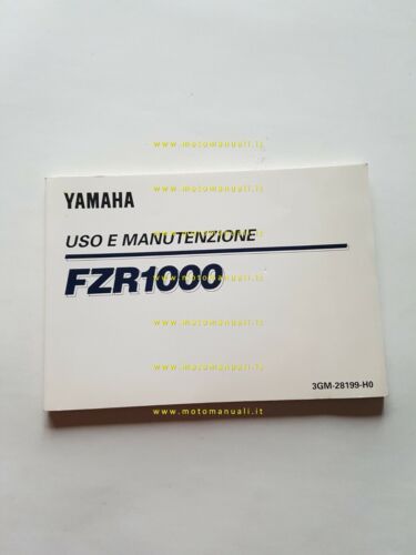 Yamaha FZR 1000 3GM 1993 manuale uso manutenzione libretto originale