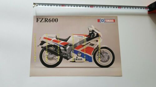 Yamaha FZR 600 1988 depliant moto originale italiano motorcycle brochure