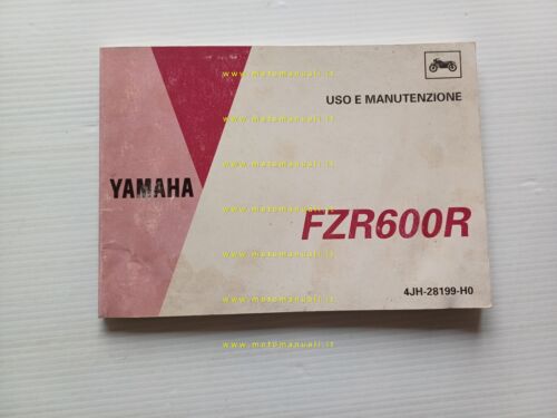Yamaha FZR 600 R 1993-94 manuale uso manutenzione libretto originale …