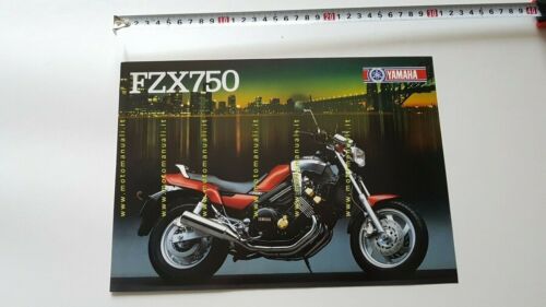 Yamaha FZX 750 1987 depliant moto originale italiano genuine motorcycle …