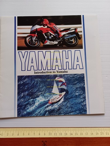 Yamaha Introduction to Yamaha presentazione aziendale 1984 depliant GIAPPONESE