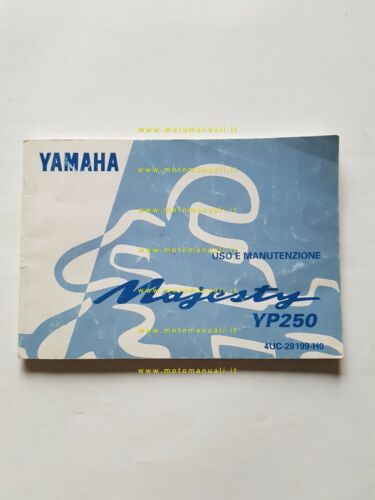 Yamaha Majesty 250 4UC 1995-6 manuale uso manutenzione ITALIANO originale