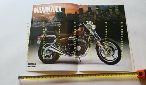 Yamaha Maxim 700 X 1985 depliant POSTER originale JAPANESE TEXT …