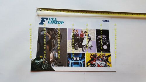 Yamaha modelli 1990 poster depliant giapponese ORIGINALE brochure Japanese text