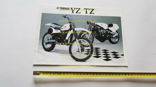 Yamaha modelli competizione TZ-YZ 1980 depliant ITALIANO moto originale brochure