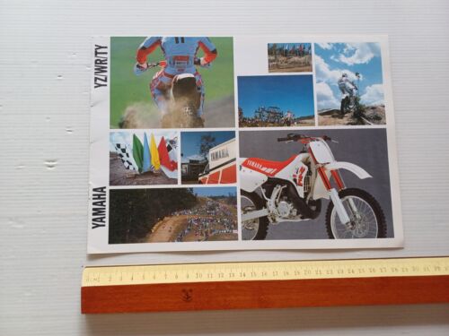Yamaha modelli YZ - WR - TY 1989 depliant ITALIANO …