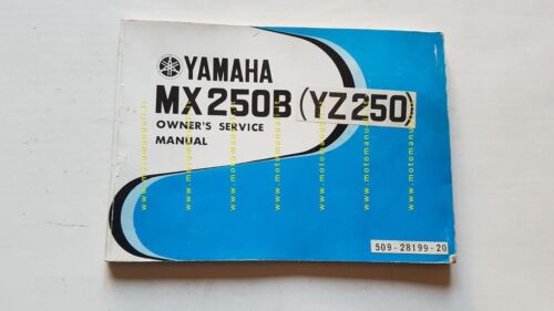 YAMAHA MX 250 B (YZ 250) 1974-75 manuale uso originale …