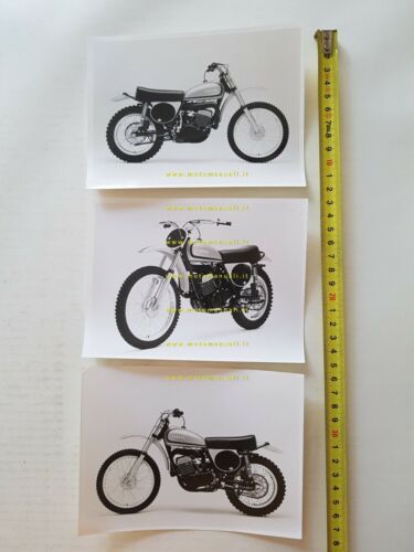 YAMAHA MX 360 Cross 1973 lotto 3 foto cartella stampa …