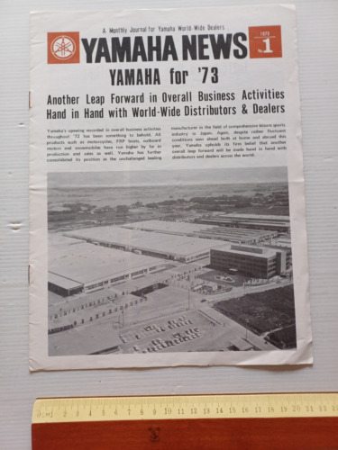 Yamaha News rivista aziendale n.1 1973 originale