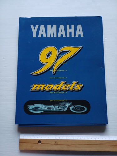 Yamaha presentazione modelli 1997 cartella stampa depliant originale inglese