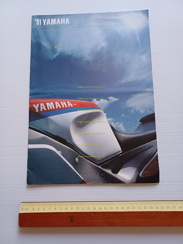 Yamaha produzione modelli 1991 depliant originale italiano