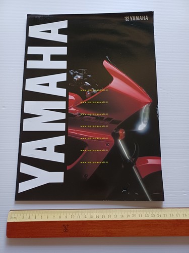 Yamaha produzione modelli 1992 depliant originale italiano